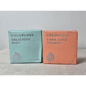 Cocofloss Woven Dental Floss Dentist Designed Oral Care 32 Yards Lot Of 2